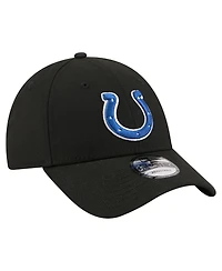 New Era Men's Black Indianapolis Colts Core Team 9FORTY Adjustable Hat
