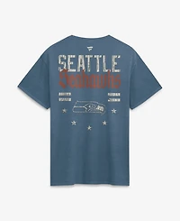 Fanatics Men's Blue Seattle Seahawks Washed Americana T-Shirt