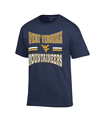 Champion Men's Navy West Virginia Mountaineers Team Zoom T-Shirt