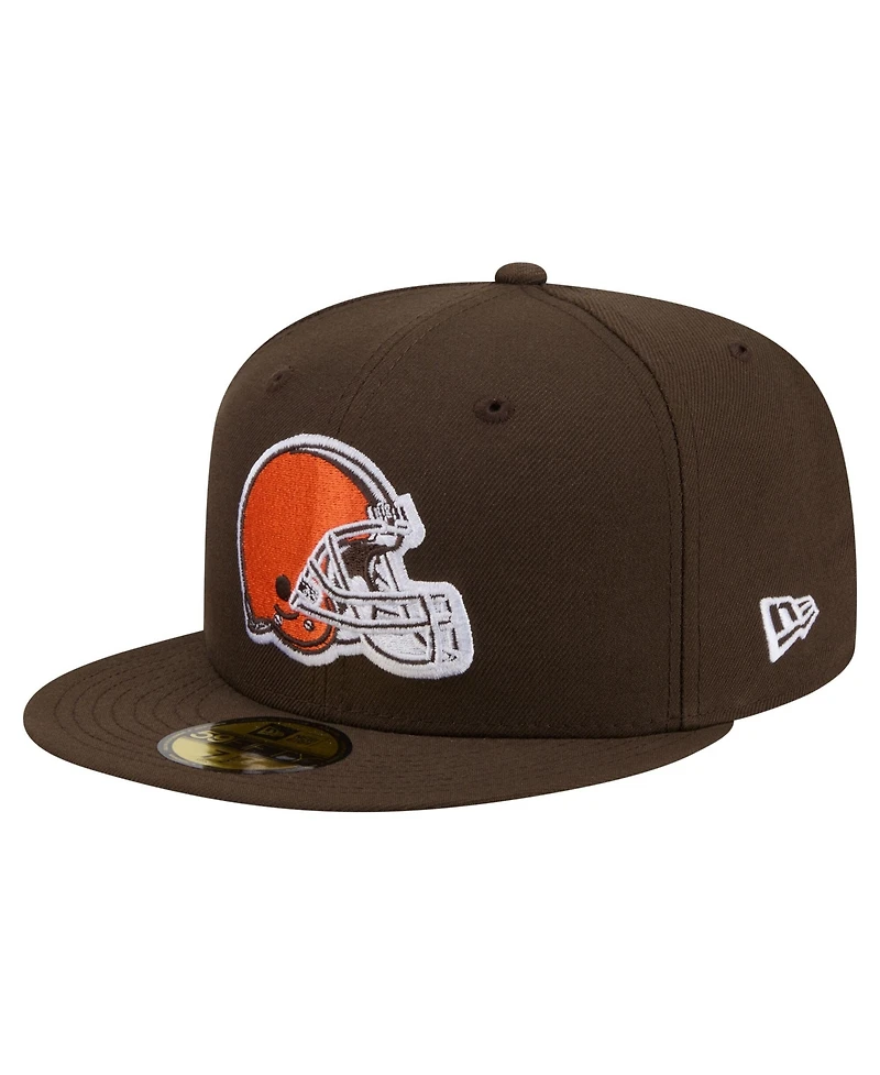 New Era Men's Brown Cleveland Browns 59FIFTY Fitted Hat