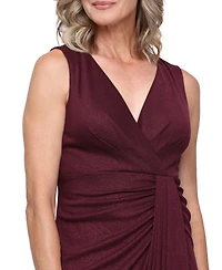 Alex Evenings Women's Glitter Mesh Dress