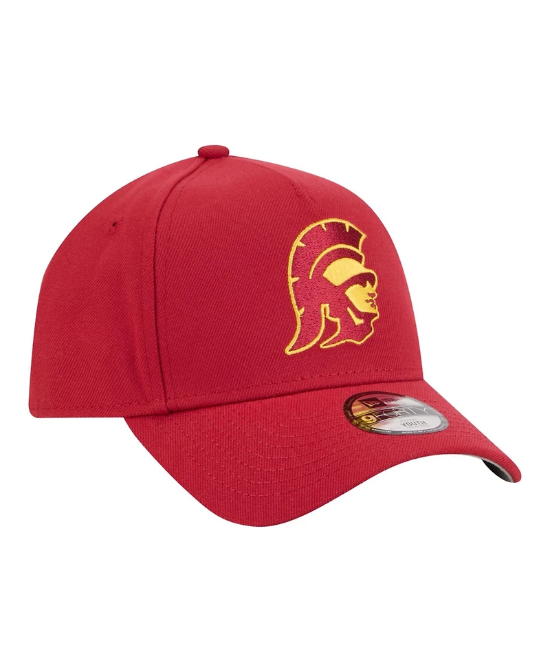 New Era Big Boys and Girls Cardinal Usc Trojans 9FORTY A-Frame Adjustable Hat