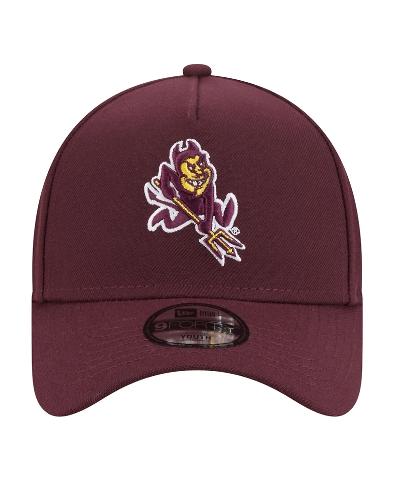 New Era Big Boys and Girls Maroon Arizona State Sun Devils 9FORTY A-Frame Adjustable Hat