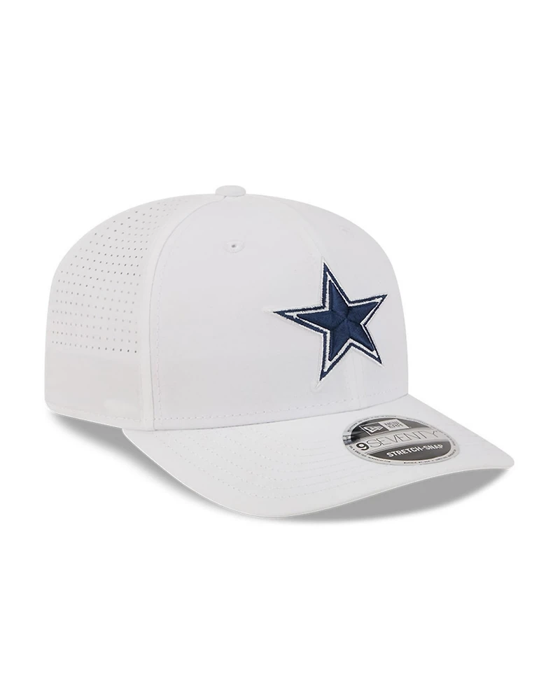 New Era Men's White Dallas Cowboys Name Plate 9SEVENTY Adjustable Hat