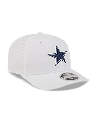 New Era Men's White Dallas Cowboys Name Plate 9SEVENTY Adjustable Hat