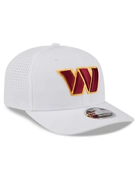 New Era Men's White Washington Commanders Name Plate 9SEVENTY Adjustable Hat