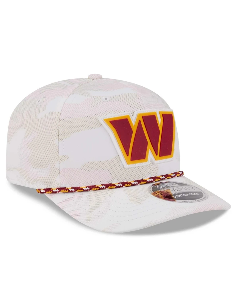 New Era Men's White Washington Commanders Camo Rope 9SEVENTY Adjustable Hat