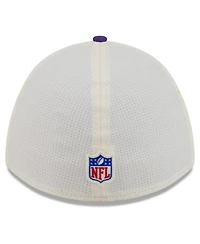 New Era Men's Cream/Purple Minnesota Vikings 2026 Nfl Training Camp 39THIRTY Flex Hat