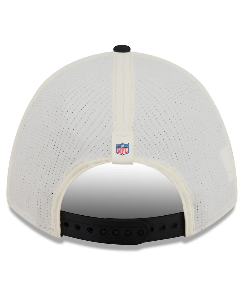 New Era Men's Cream/Black Atlanta Falcons 2026 Nfl Training Camp 9FORTY Adjustable Hat