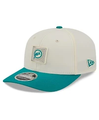 New Era Men's Cream/Aqua Miami Dolphins 2026 Nfl Training Camp 9SEVENTY Adjustable Hat
