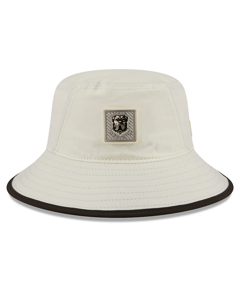 New Era Men's Cream Cleveland Browns 2026 Nfl Training Camp Sport Bucket Hat