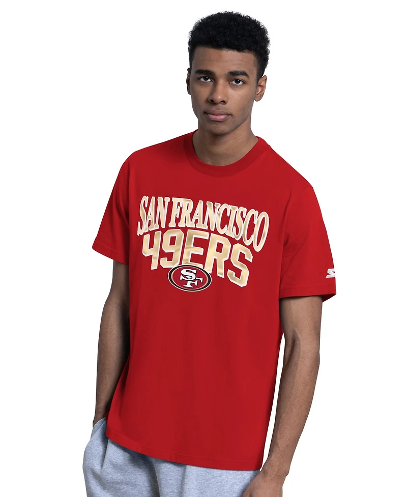 Starter Men's 2-pack Scarlet/Gray San Francisco 49ers Logo T-Shirt