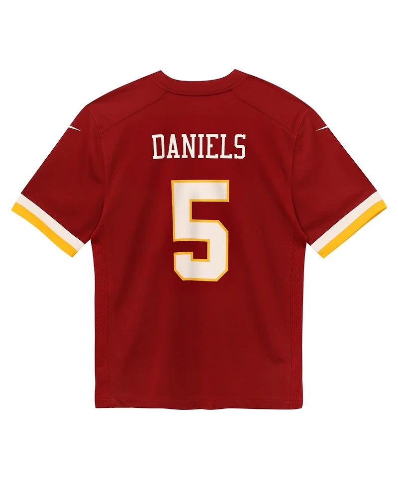 Nike Preschool Jayden Daniels Burgundy Washington Commanders Team Game Jersey