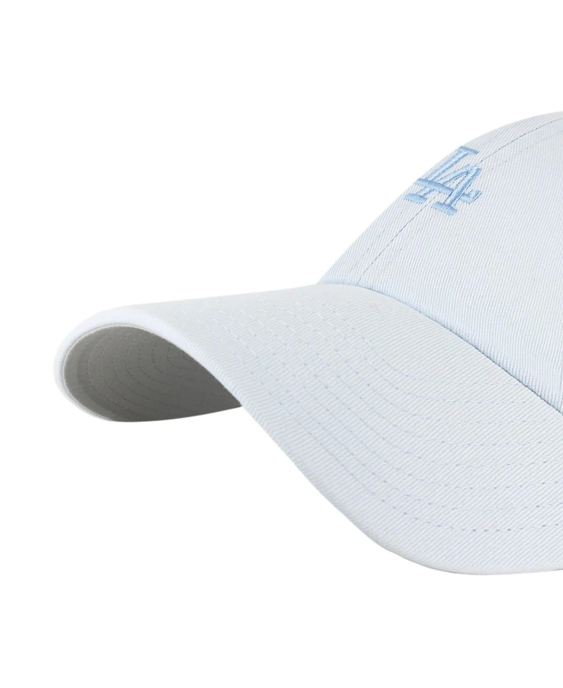 47 Brand Men's and Women's Light Los Angeles Dodgers Pastel Clean Up Adjustable Hat