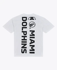 Mitchell & Ness Men's White Miami Dolphins Monochrome T-Shirt