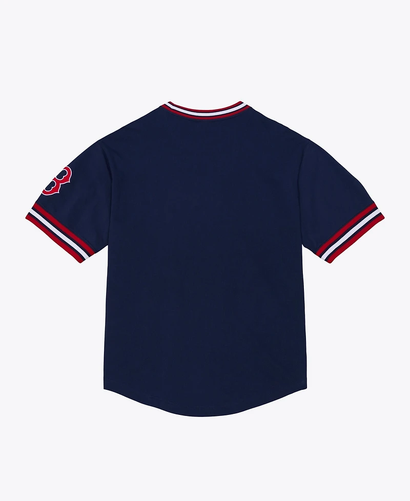 Mitchell & Ness Men's Navy Boston Red Sox Wild Pitch Ringer T-Shirt