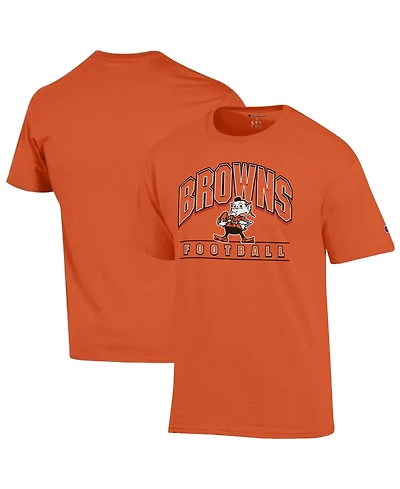 Champion Men's Orange Cleveland Browns Jersey T-Shirt