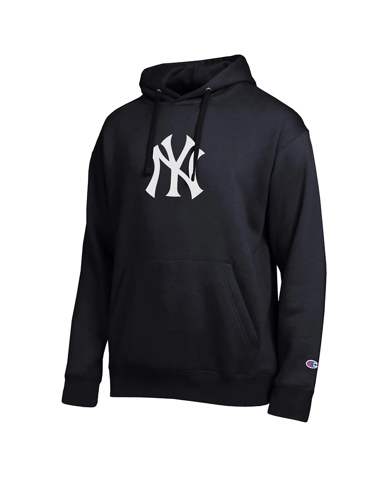 Champion Men's Black New York Yankees All Star Embroidered Logo Hoodie