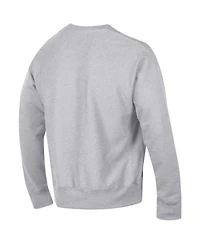 Champion Men's Heather Gray Minnesota Vikings Reverse Weave Fleece Pullover Sweatshirt