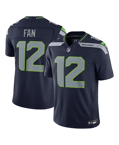 Nike Men's 12s College Navy Seattle Seahawks Vapor F.u.s.e. Stitched Limited Jersey