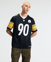 Nike Men's T.j. Watt Black Pittsburgh Steelers Vapor F.u.s.e. Stitched Limited Jersey