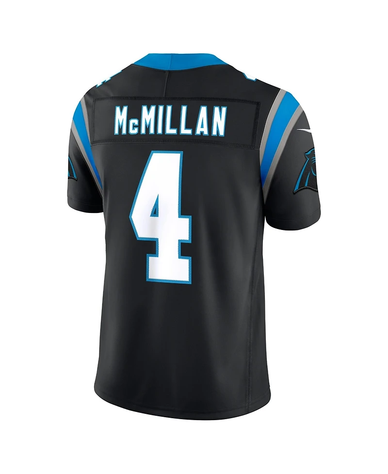 Nike Men's Tetairoa McMillan Black Carolina Panthers Vapor F.u.s.e. Stitched Limited Jersey