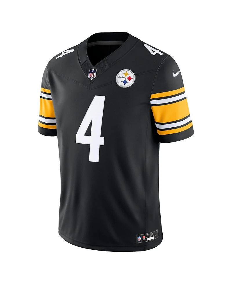 Nike Men's Dk Metcalf Black Pittsburgh Steelers Vapor F.u.s.e. Stitched Limited Jersey
