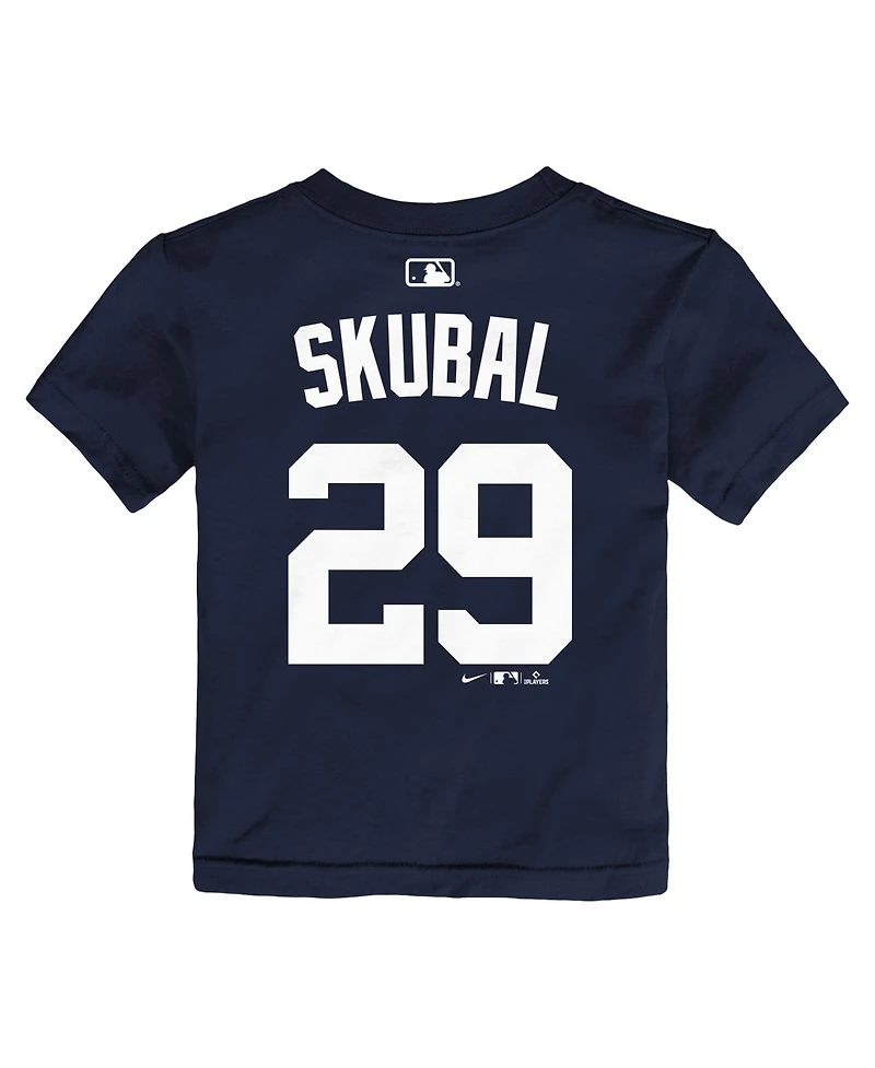 Nike Toddler Tarik Skubal Navy Detroit Tigers Name Number T-Shirt
