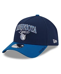 New Era Men's and Women's Navy/Blue Minnesota Lynx Wnba Tip-Off 2026 Metal Badge A-Frame 9FORTY Adjustable Hat