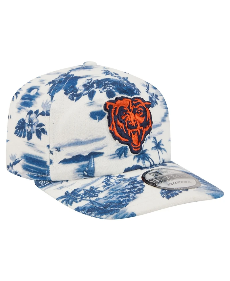 New Era Men's White Chicago Bears Tropics 19TWENTY Adjustable Hat