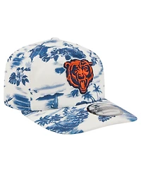 New Era Men's White Chicago Bears Tropics 19TWENTY Adjustable Hat