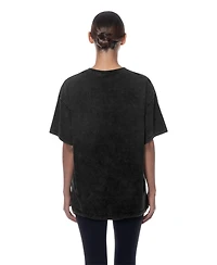 New Era Women's Black La 2028 Summer Mineral Wash Oversized T-Shirt
