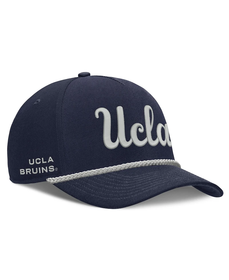 Jordan Men's and Women's Navy Ucla Bruins Rope Rise Adjustable Hat