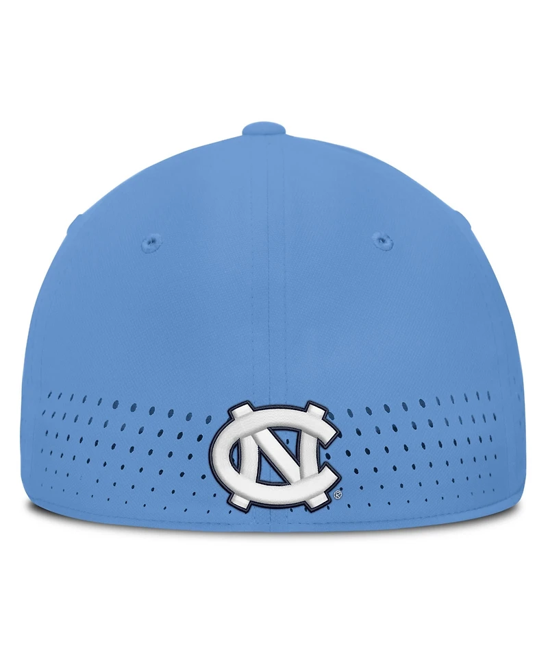Jordan Men's Carolina Blue North Carolina Tar Heels Gameday Aerobill Swooshflex Dri-fit Hat