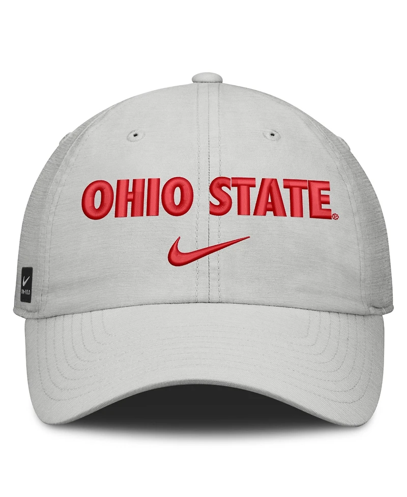 Nike Men's and Women's Gray Ohio State Buckeyes On-Field Gameday Adjustable Club Hat