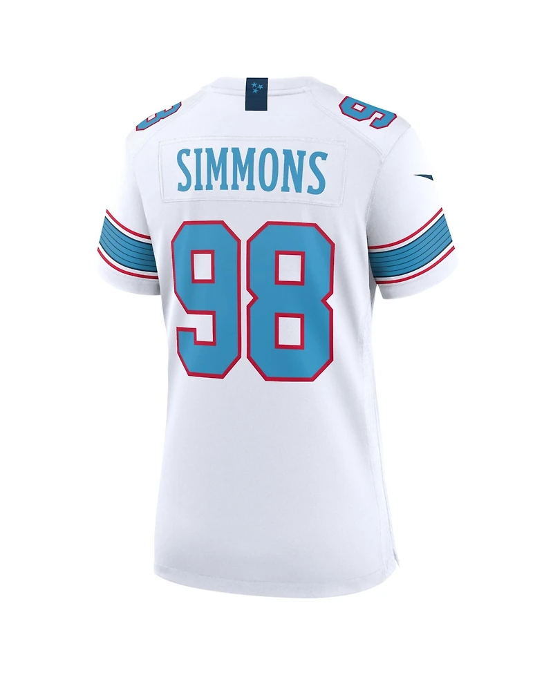 Nike Women's Jeffery Simmons White Tennessee Titans Game Jersey