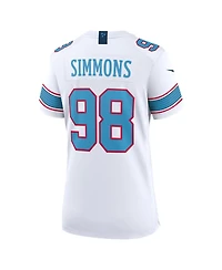 Nike Women's Jeffery Simmons White Tennessee Titans Game Jersey