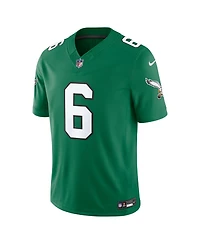 Nike Men's DeVonta Smith Kelly Green Philadelphia Eagles Vapor F.u.s.e. Stitched Limited Jersey