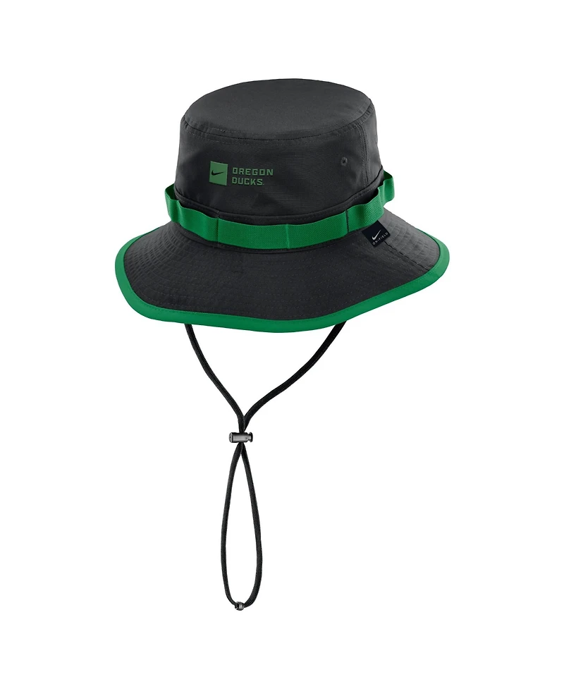 Nike Men's Black Oregon Ducks 2026 Sideline Apex Boonie Bucket Hat