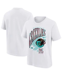 Nike Big Boys and Girls White Memphis Grizzlies Hardwood Classics Champs Max90 T-Shirt