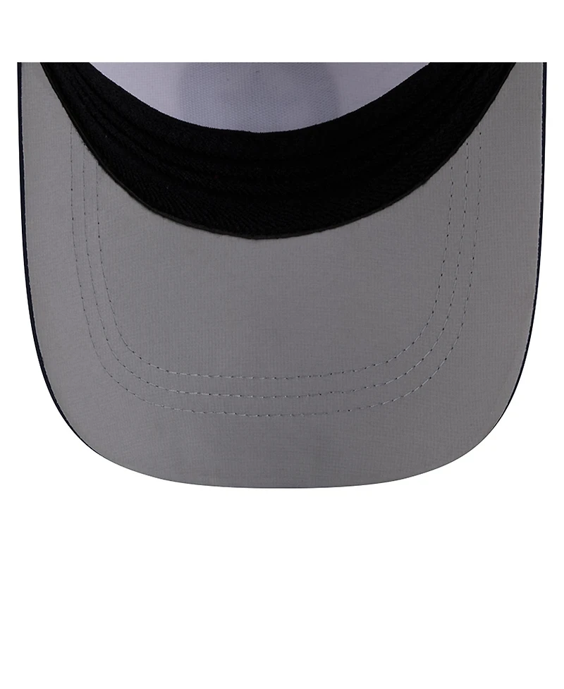 New Era Men's White/Navy Dallas Cowboys Patch 39THIRTY A-Frame M-Crown Perforated Flex Hat