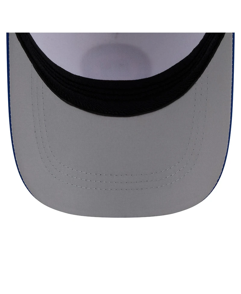 New Era Men's White/Royal York Giants Patch 39THIRTY A-Frame M-Crown Perforated Flex Hat
