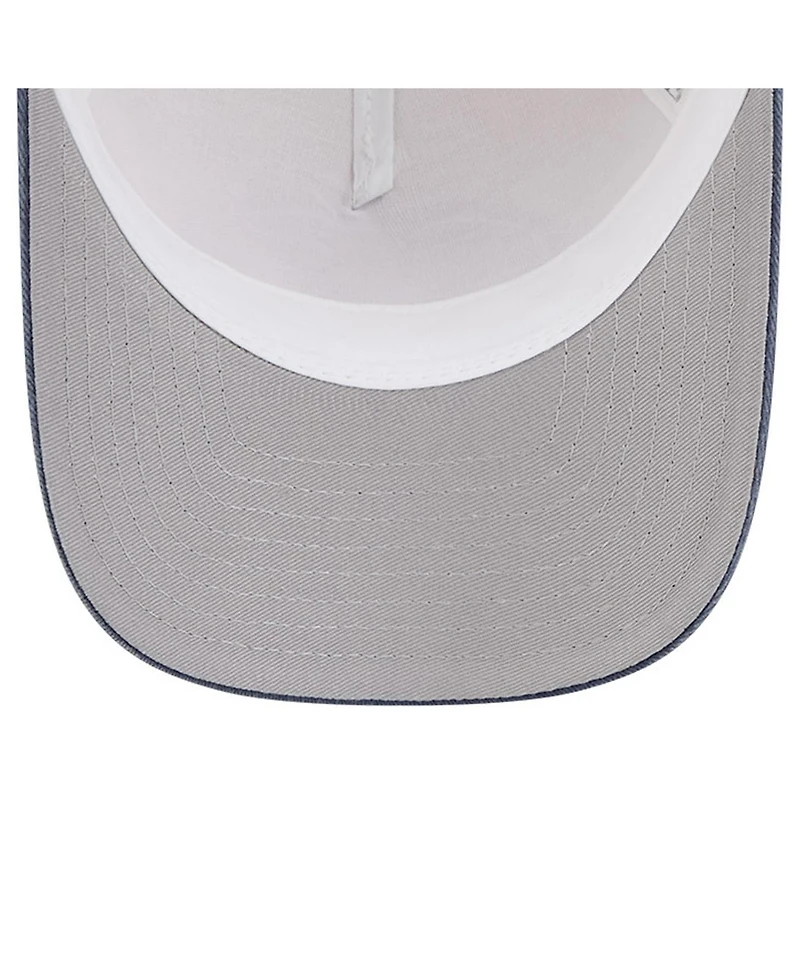 New Era Men's Natural Dallas Cowboys Frayed M-Crown A-Frame 9FORTY Adjustable Hat