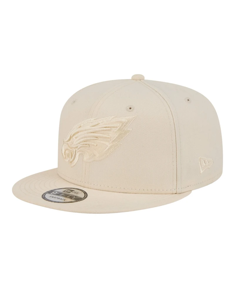 New Era Men's Cream Philadelphia Eagles Colorpack 9FIFTY Snapback Hat