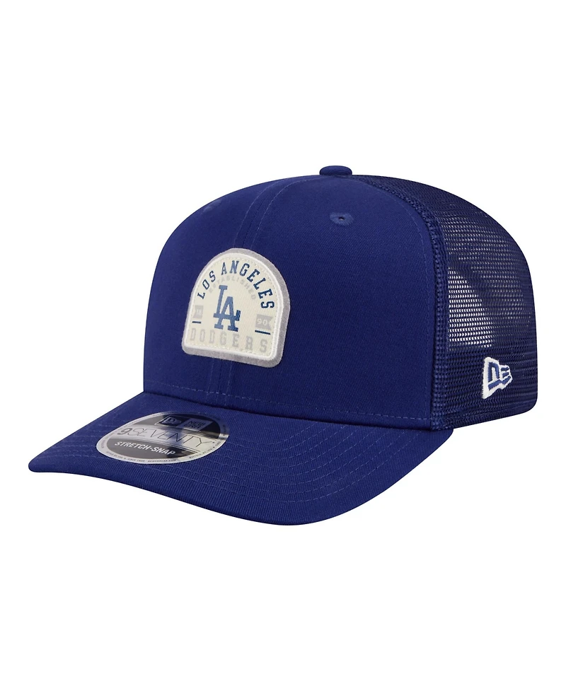 New Era Men's Royal Los Angeles Dodgers Contest 9SEVENTY Adjustable Trucker Hat