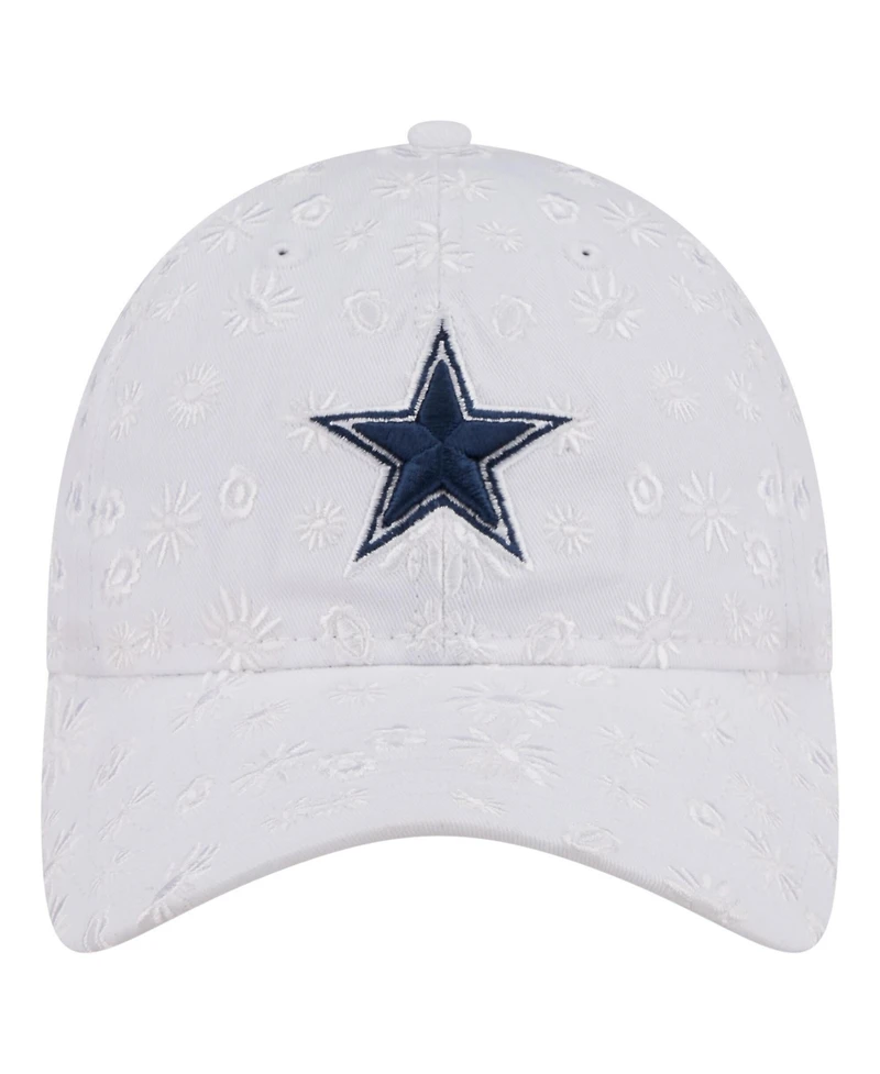 New Era Women's White Dallas Cowboys Floral 9TWENTY Adjustable Hat