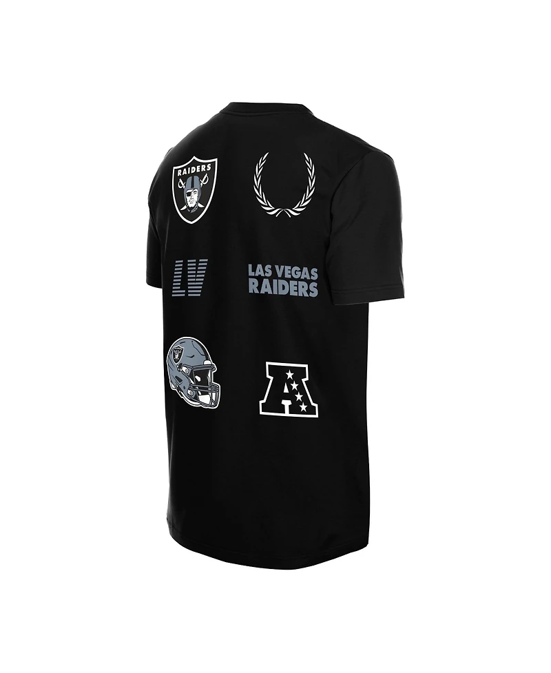 New Era Men's Black Las Vegas Raiders Match T-Shirt