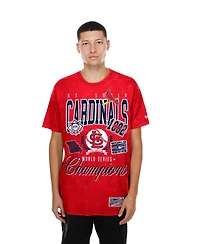 New Era Men's Red St. Louis Cardinals Mineral Wash T-Shirt