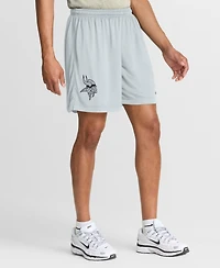 Nike Men's Purple/Platinum Minnesota Vikings Sideline Standard Issue Dri-fit Reversible Shorts