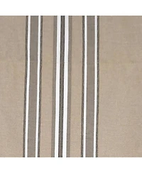 Rlf Home French Stripe Regal Window Valance 100% Cotton Lined Rod Pocket
